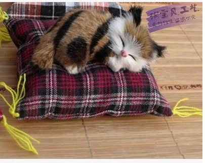 mini khaki simulation cat toy sleeping small cat doll car decorations gift about 10x2x9cm 2037
mini khaki simulation cat toy sleeping small cat doll car decorations gift about 10x2x9cm 2037