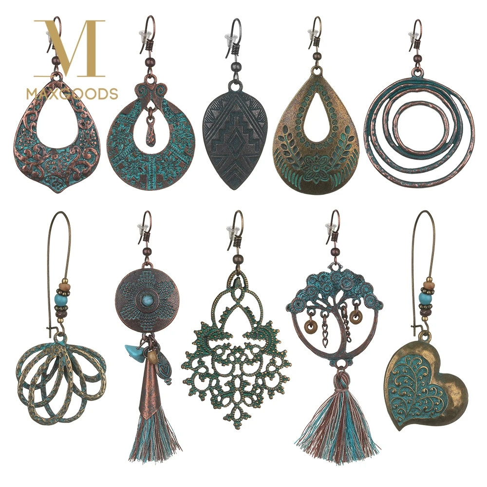 Vintage Antique Gold Color Round Earring for Women Charm Pendant Bohemian Punk Style Drop Earrings Creative Girls Jewelry
Vintage Antique Gold Color Round Earring for Women Charm Pendant Bohemian Punk Style Drop Earrings Creative Girls Jewelry