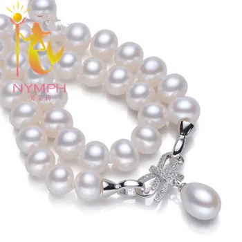 NYMPH JEWELRY Natural near round Freshwater Pearl necklaces, AAAA,hige quality,7.5-8.5mm,best gift for women ,free shipping
NYMPH JEWELRY Natural near round Freshwater Pearl necklaces, AAAA,hige quality,7.5-8.5mm,best gift for women ,free shipping