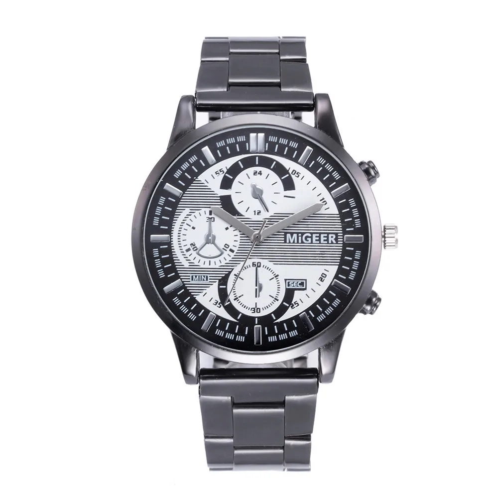 Fashion Man Design Stainless Steel Analog Alloy Quartz Wrist Watch Quartz Watches Men Brand Waterproof Clock
Fashion Man Design Stainless Steel Analog Alloy Quartz Wrist Watch Quartz Watches Men Brand Waterproof Clock