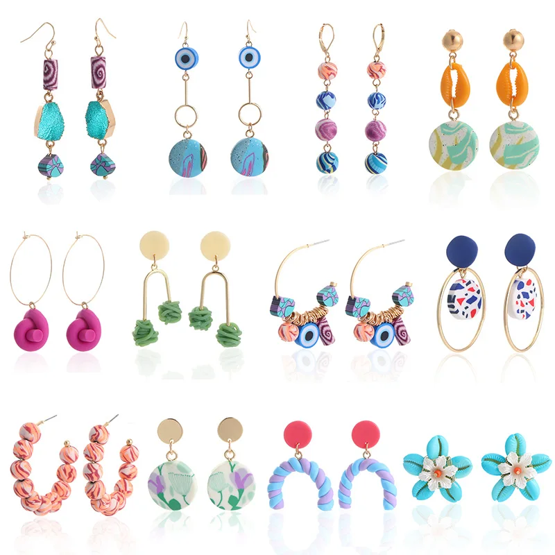 KOMi Boho Fashion Acrylic Shell Acetate Beaded Pineapple Hoop Earrings for Women Geometric Circle Earring Korean Jewelry C30323
KOMi Boho Fashion Acrylic Shell Acetate Beaded Pineapple Hoop Earrings for Women Geometric Circle Earring Korean Jewelry C30323