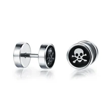 Earring Skull Stud Titanium Stainless Steel Black Ear Plugs for Men Women Woman Couple Love Cute Trendy Fashion Earrings Jewelry
Earring Skull Stud Titanium Stainless Steel Black Ear Plugs for Men Women Woman Couple Love Cute Trendy Fashion Earrings Jewelry