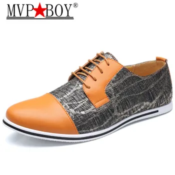 MVP BOY Lace-Up Round Toe Casual Shoes Mixed Colours Breathable Men Flats Luxury Leather Shoes Comfortable Big Size 38-48
MVP BOY Lace-Up Round Toe Casual Shoes Mixed Colours Breathable Men Flats Luxury Leather Shoes Comfortable Big Size 38-48