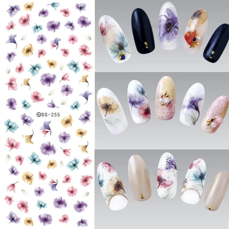 ROSALIND DIY Water Transfer Nails Art Sticker Colorful Purple Fantasy Flowers Nail Stickers Wraps Foil Sticker manicure
ROSALIND DIY Water Transfer Nails Art Sticker Colorful Purple Fantasy Flowers Nail Stickers Wraps Foil Sticker manicure