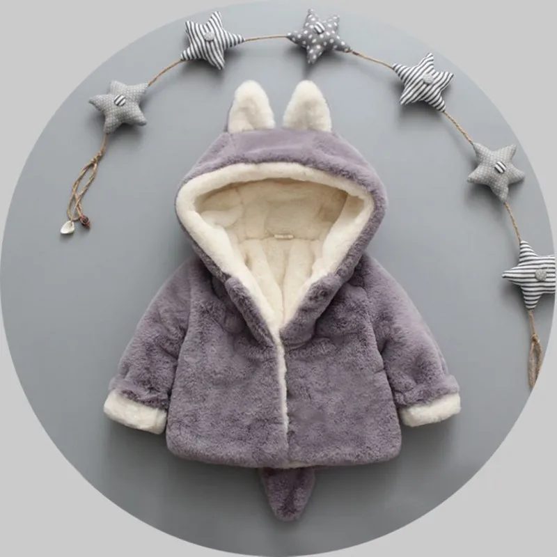 Фото Новое пальто для малышей осенне-зимние флисовые куртки унисекс девочек и