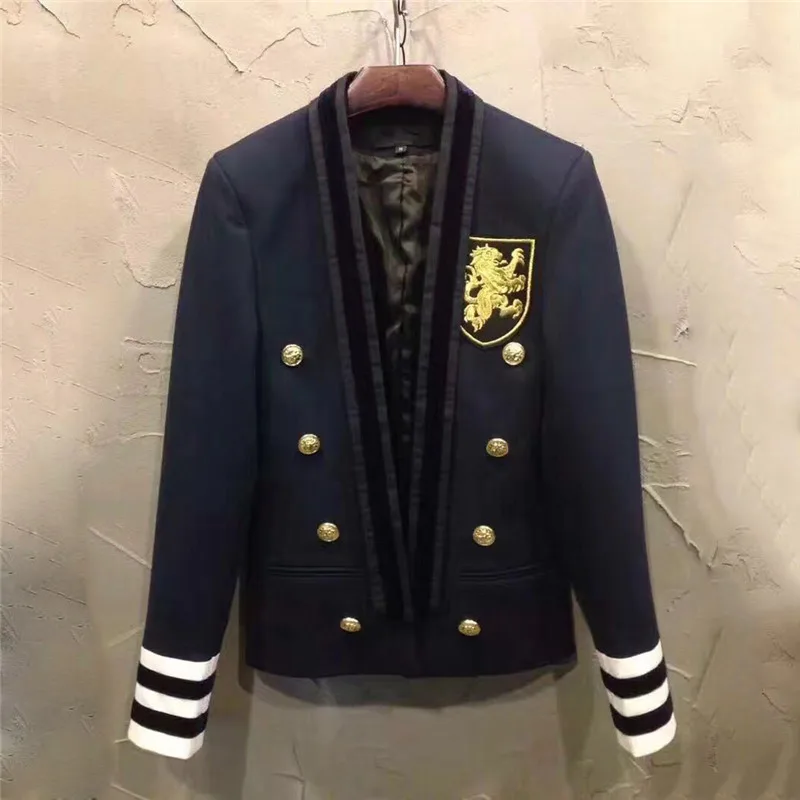 2018 New autumn men's jacket Fashion personality embroidered jacket casual slim small suit stage hip hop dancer singer costumes
2018 New autumn men's jacket Fashion personality embroidered jacket casual slim small suit stage hip hop dancer singer costumes