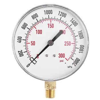 SHGO HOT-Ts-Y91 0-300 Psi/0-2000Kpa Pressure Gauge Fuel Vacuum Gauge High Pressure Portable Pressure Gauge For Water Oil Gas R
SHGO HOT-Ts-Y91 0-300 Psi/0-2000Kpa Pressure Gauge Fuel Vacuum Gauge High Pressure Portable Pressure Gauge For Water Oil Gas R