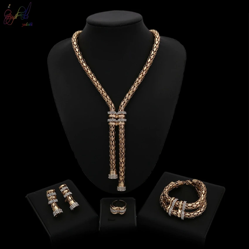 Yulaili Traditional Design Classical African Nigerian Jewelry Sets For Women Wedding Costume
Yulaili Traditional Design Classical African Nigerian Jewelry Sets For Women Wedding Costume