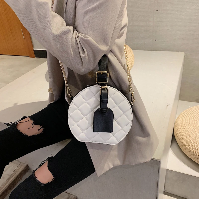2019 Leather Circular Designer Bag Female Handbags Famous Brands Luxury Women Shoulder Crossbody Messenger Bags Sac A Main
2019 Leather Circular Designer Bag Female Handbags Famous Brands Luxury Women Shoulder Crossbody Messenger Bags Sac A Main