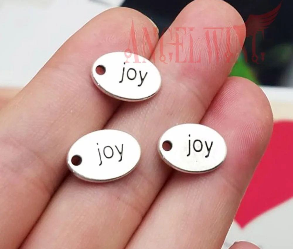 40pcs/lot--14x10mm, joy chams, Antique silver plated Joy Letter charms,DIY supplies, Jewelry accessories
40pcs/lot--14x10mm, joy chams, Antique silver plated Joy Letter charms,DIY supplies, Jewelry accessories