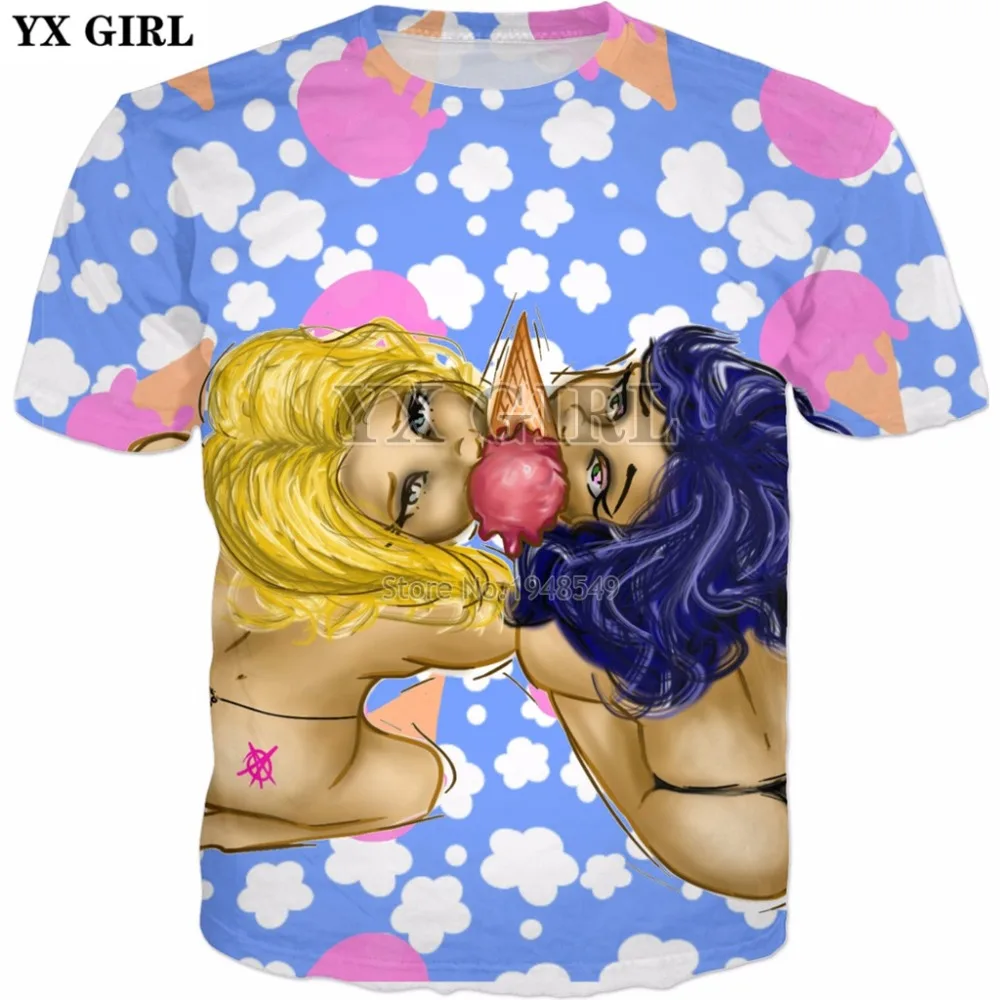 YX GIRL Drop shipping 2018 NEW popular Sexy pizza cats summer ice cream T-shirt Funny 3d Print Men's women's casual t shirt
YX GIRL Drop shipping 2018 NEW popular Sexy pizza cats summer ice cream T-shirt Funny 3d Print Men's women's casual t shirt