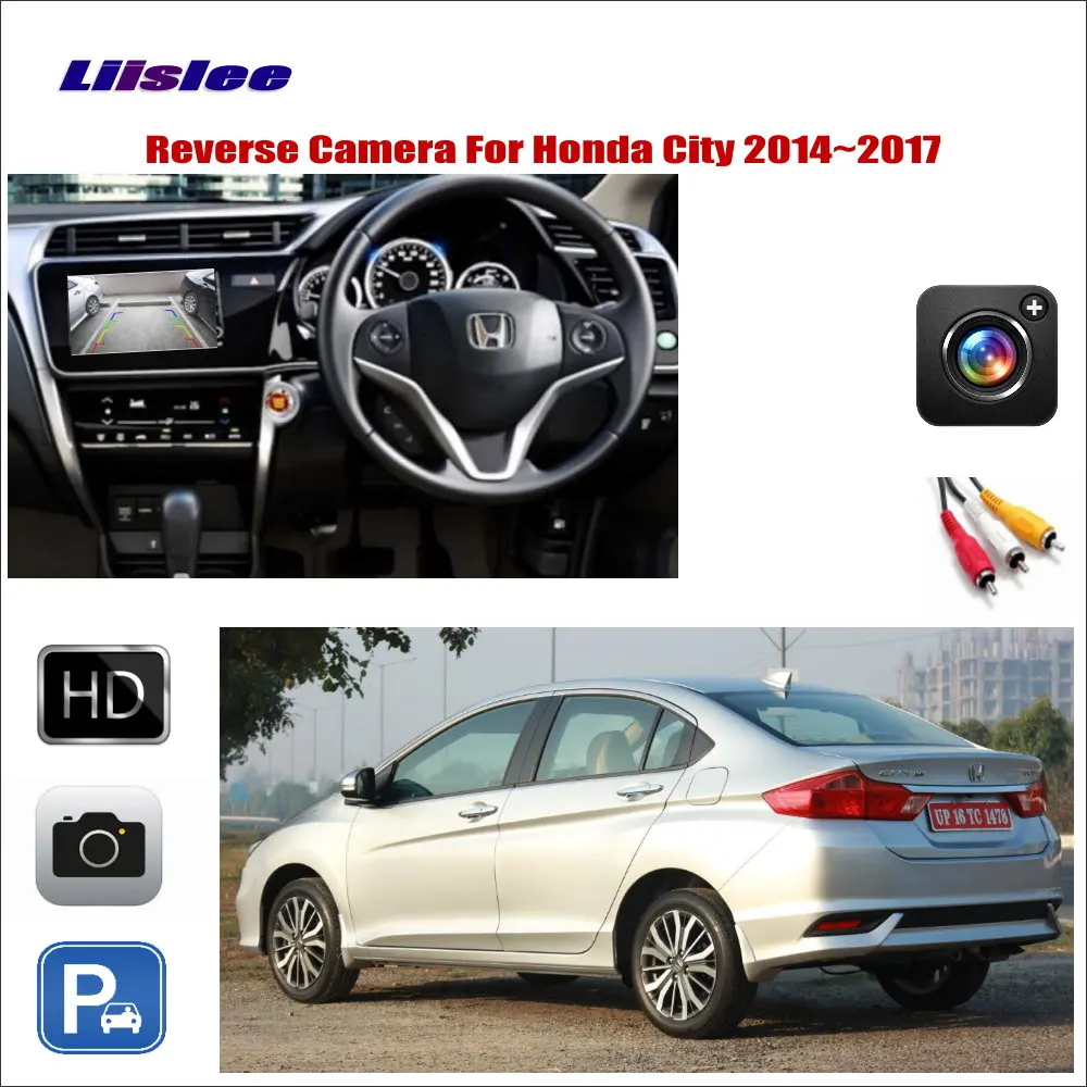 Liislee For Honda City 2014~2017 Ballade Car Reverse Rear View Camera / Connect The Original Factory Screen / RCA Adapter
Liislee For Honda City 2014~2017 Ballade Car Reverse Rear View Camera / Connect The Original Factory Screen / RCA Adapter