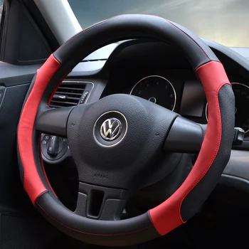 36 38 40cm Universal Car Steering Wheel Leather Cover Skid-proof Durable Sport Auto Steering Wheel Cover Fit Match For Most Cars
36 38 40cm Universal Car Steering Wheel Leather Cover Skid-proof Durable Sport Auto Steering Wheel Cover Fit Match For Most Cars