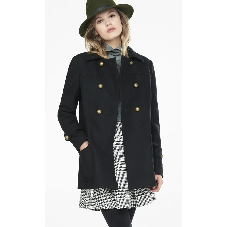 Manteau femme 2019 UK Women Spring Winter Simple Classic Double breast Mid-length Office coat Woolen Jacket escudo abrigos
Manteau femme 2019 UK Women Spring Winter Simple Classic Double breast Mid-length Office coat Woolen Jacket escudo abrigos