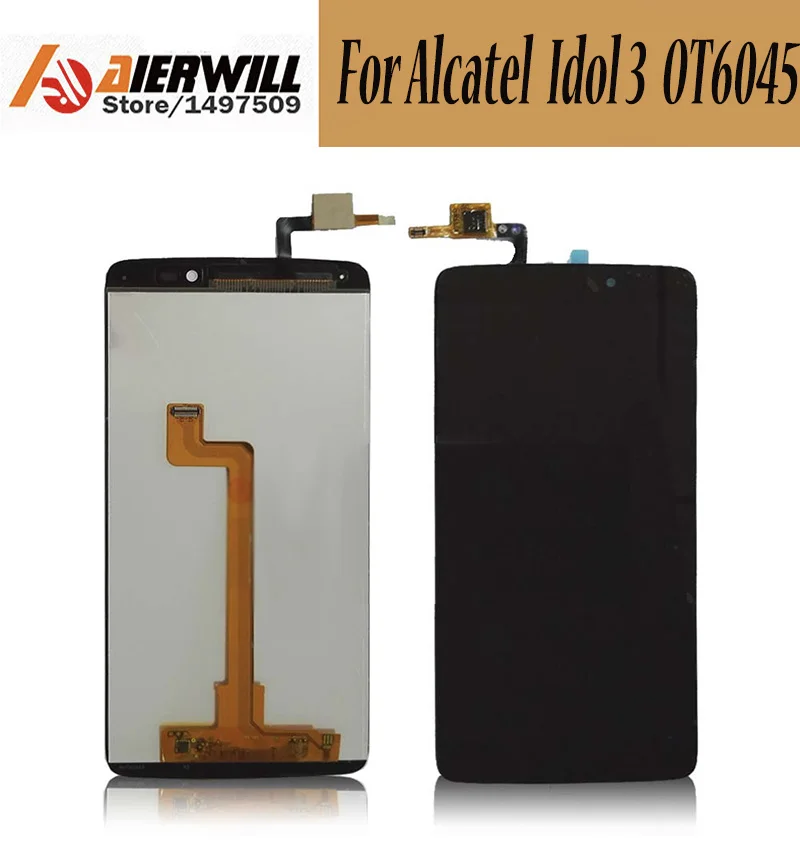 100% NEW For Alcatel One Touch Idol 3 6045 OT6045 LCD Display + Touch Screen Digitizer Assembly Replacement Repair Accessories 100% NEW For Alcatel One Touch Idol 3 6045 OT6045 LCD Display + Touch Screen Digitizer Assembly Replacement Repair Accessories <br><br>Aliexpress