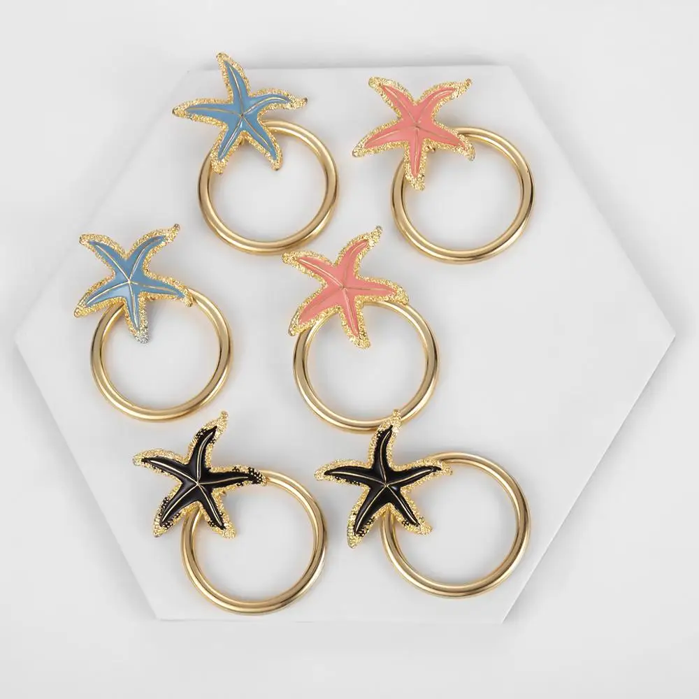 Hfarich Fashion Big Hoop Earrings with Starfish For Women Seaside Holiday Party Statement Earrings Jewelry femme 
Hfarich Fashion Big Hoop Earrings with Starfish For Women Seaside Holiday Party Statement Earrings Jewelry femme