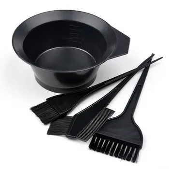 4Pcs/Set Hair Dye Colouring Brush Comb Black Plastic Mixing Bowl Barber Salon Tint Hairdressing Brush Kit #
4Pcs/Set Hair Dye Colouring Brush Comb Black Plastic Mixing Bowl Barber Salon Tint Hairdressing Brush Kit #