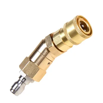 1/4 360 degree rotary quick connect plug Car Wash Water Gun High Pressure Washer Head Accessories Copper Connectors
1/4 360 degree rotary quick connect plug Car Wash Water Gun High Pressure Washer Head Accessories Copper Connectors