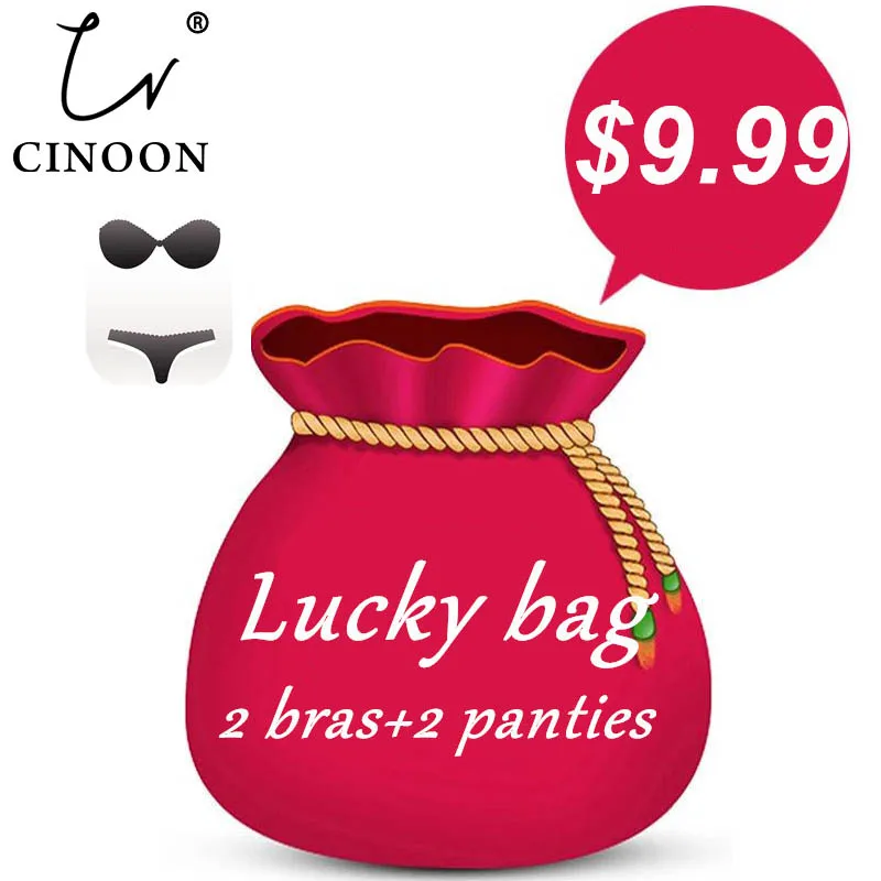 2 Bras+2 Panties Random Style Cinoon brand Lucky bag Intimates sexy Push up lingerie set transparent bra women underwear set
2 Bras+2 Panties Random Style Cinoon brand Lucky bag Intimates sexy Push up lingerie set transparent bra women underwear set