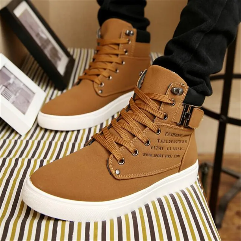 LAIDILANGTU 2018 autumn and winter new Sneakers men's shoes high-top shoes retro casual tie men's trend high help movement boots
LAIDILANGTU 2018 autumn and winter new Sneakers men's shoes high-top shoes retro casual tie men's trend high help movement boots