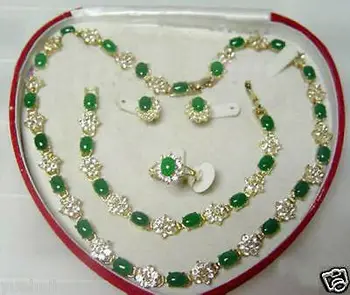 Quartz crystal natural Popular jewelry Green gem Necklace Bracelet Ring Earring Set ( ) Grad kolye piercing marvel choker
Quartz crystal natural Popular jewelry Green gem Necklace Bracelet Ring Earring Set ( ) Grad kolye piercing marvel choker