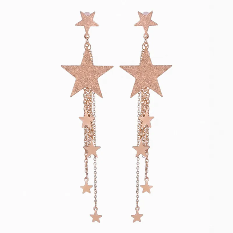 VWKTUUN Trendy Long Tassel Earrings For Women Bijoux Star Shaped Big Earrings Elegant Summer Style Lady Earings Fashion Jewelry 
VWKTUUN Trendy Long Tassel Earrings For Women Bijoux Star Shaped Big Earrings Elegant Summer Style Lady Earings Fashion Jewelry