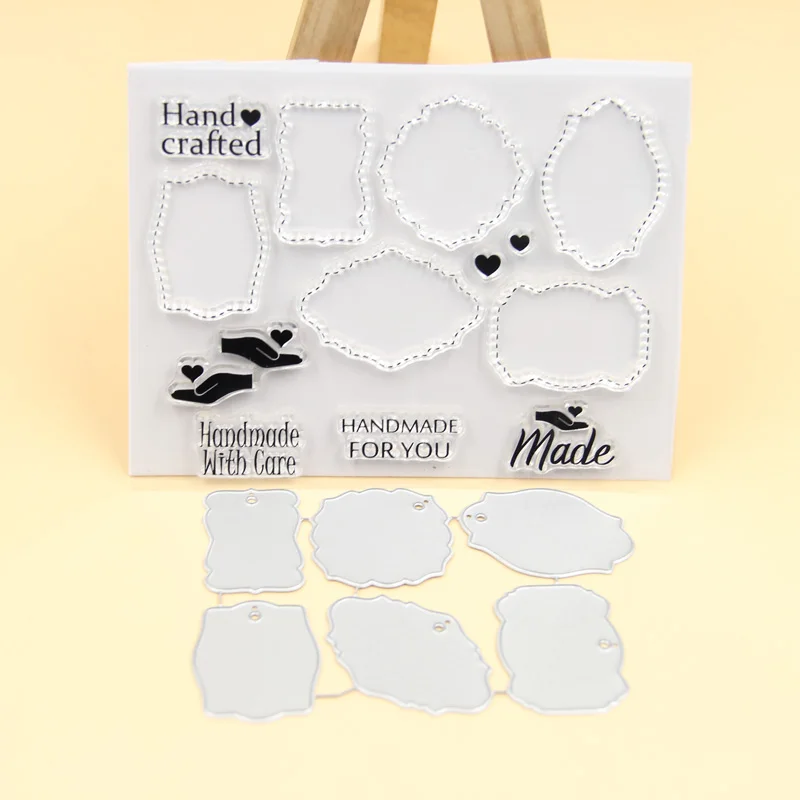 KLJUYP Small Labels Transparent Clear Silicone Stamp Cutting Dies Set for DIY scrapbooking/photo album Decorative
KLJUYP Small Labels Transparent Clear Silicone Stamp Cutting Dies Set for DIY scrapbooking/photo album Decorative