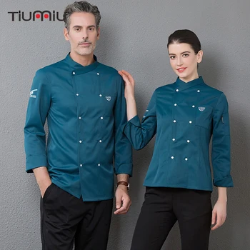 Chef Restaurant Uniform Embroidery Double Breasted Long Sleeve Food Service Cuisine Catering Cocina Kitchen Cook Work Jacket
Chef Restaurant Uniform Embroidery Double Breasted Long Sleeve Food Service Cuisine Catering Cocina Kitchen Cook Work Jacket