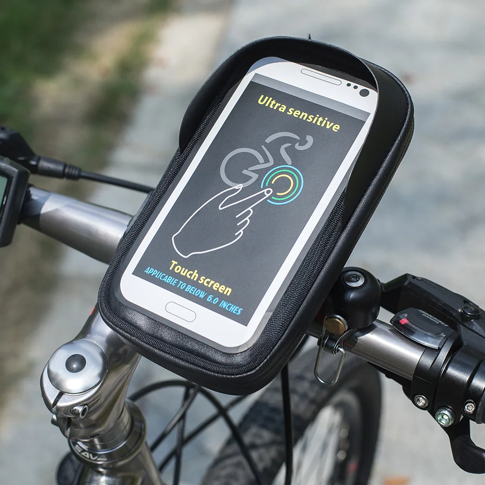 0.8L Touch Screen Sunshade Bicycle Phone Bag Bike on Tube Package for iPhone XR