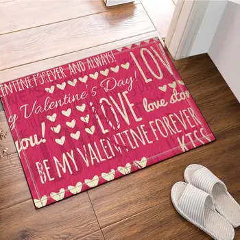 Valentine's Day Bath Rug Courtship Display Poster Heart And I Love You Violet Non-Slip Doormat Floor Entryways Front Door Mat
Valentine's Day Bath Rug Courtship Display Poster Heart And I Love You Violet Non-Slip Doormat Floor Entryways Front Door Mat