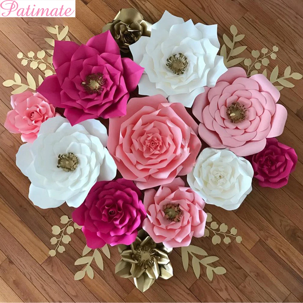 20cm DIY Paper Flowers Backdrop Decoration Artificial Flowers Wedding Favors Birthday Party Home Decoration
20cm DIY Paper Flowers Backdrop Decoration Artificial Flowers Wedding Favors Birthday Party Home Decoration