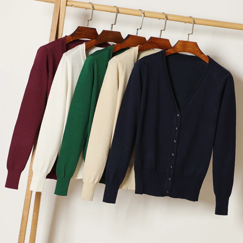 Size S-6XL Women Knitted Cardigan Coat Autumn Winter V-Neck Long Sleeve Crochet Knit Basic Soft Sweater Coat Female Tops
Size S-6XL Women Knitted Cardigan Coat Autumn Winter V-Neck Long Sleeve Crochet Knit Basic Soft Sweater Coat Female Tops