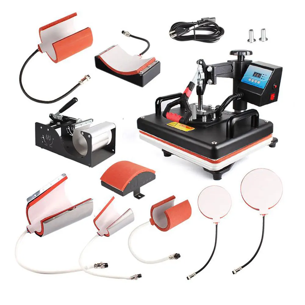 Top quality Digital Heat Press Transfer T-Shirt Sublimation Machine 290 x 380mm Advanced 8 In 1 Combo Heat Transfer Printers
Top quality Digital Heat Press Transfer T-Shirt Sublimation Machine 290 x 380mm Advanced 8 In 1 Combo Heat Transfer Printers