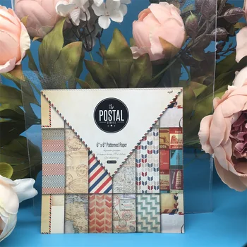 24pcs/Pack 6*6inch The Postal Service Patterned Paper Pack for Scrapbooking DIY Planner Card Making Journal Project Letter Pad
24pcs/Pack 6*6inch The Postal Service Patterned Paper Pack for Scrapbooking DIY Planner Card Making Journal Project Letter Pad