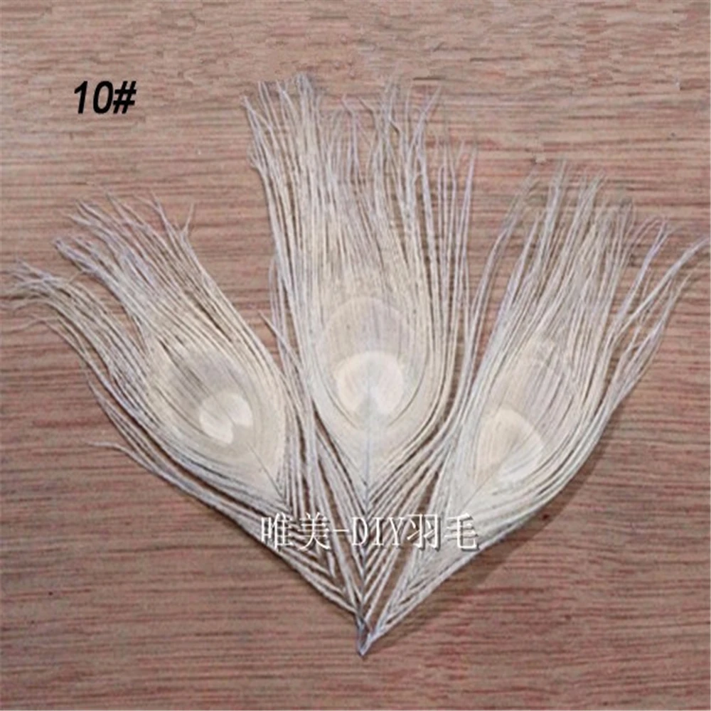 20pcs/lot 4-6''(10-15cm) bleached white real peacock feathers eye fly tying plumes for jewelry craft making bulk sale
20pcs/lot 4-6''(10-15cm) bleached white real peacock feathers eye fly tying plumes for jewelry craft making bulk sale