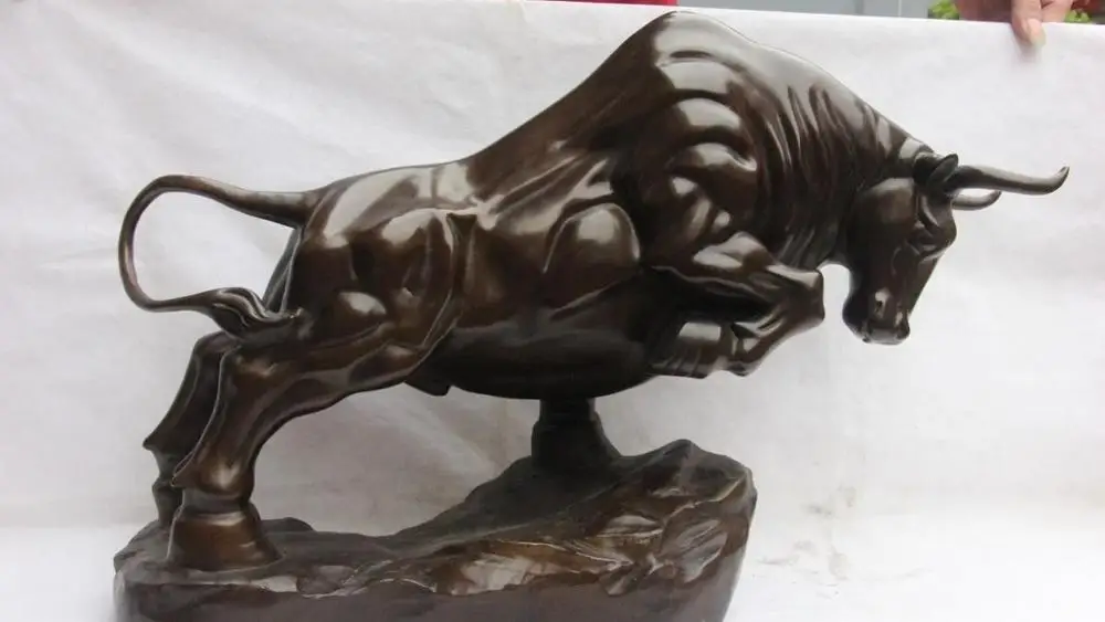 Pure Bronze Copper Feng Shui wealth Money Zodiac OXEN cow OX Bull Art Statue Lenght 59CM
Pure Bronze Copper Feng Shui wealth Money Zodiac OXEN cow OX Bull Art Statue Lenght 59CM