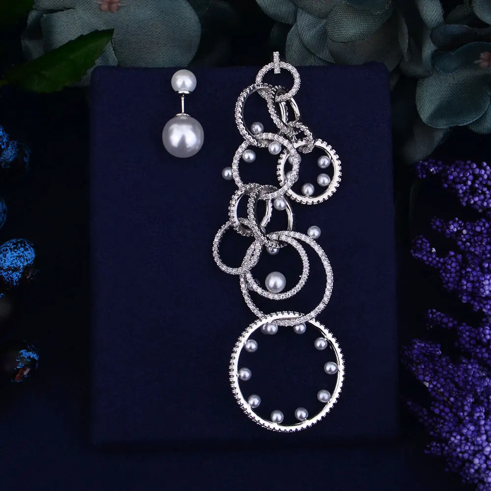 Mother of Pearl with Cubic Zircon Women Earrings Trendy European Style Female Mismatch Drop Earring Boucle d'oreill
Mother of Pearl with Cubic Zircon Women Earrings Trendy European Style Female Mismatch Drop Earring Boucle d'oreill