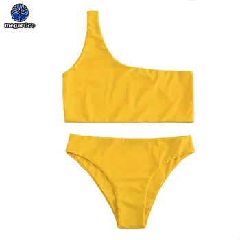 Megartico swimwear women 2019 ladies White Bikini Push Up Padded Black One Shoulder Off tube bathing suit women Mid Waist
Megartico swimwear women 2019 ladies White Bikini Push Up Padded Black One Shoulder Off tube bathing suit women Mid Waist