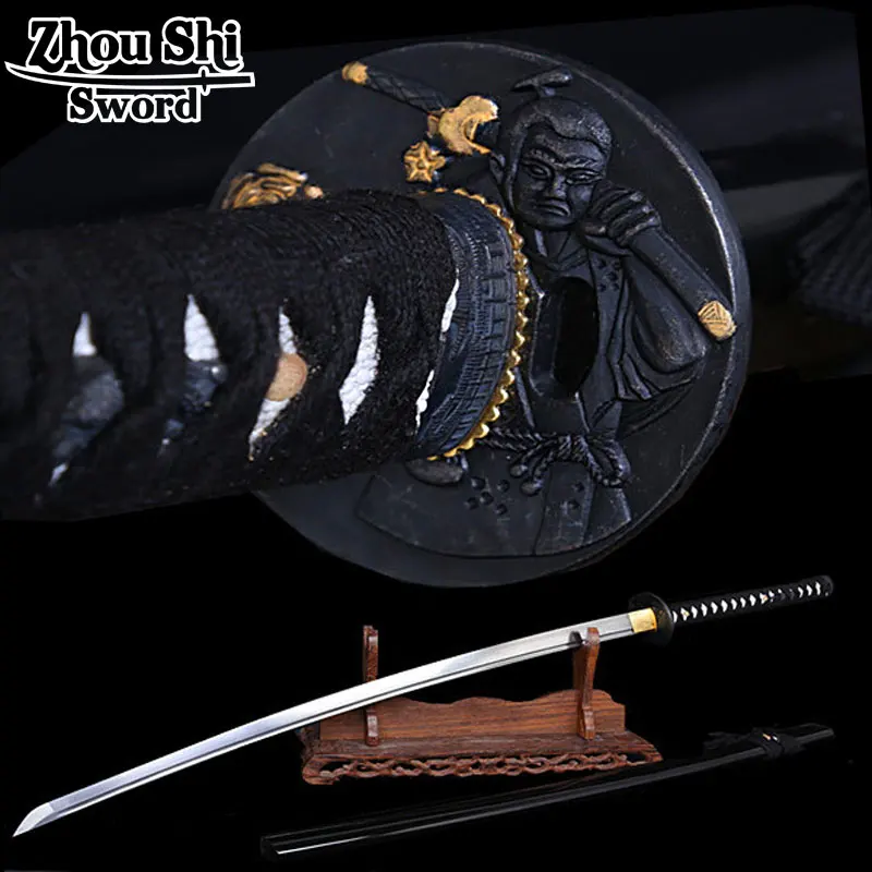 home decor katana The newly designed \ black scabbard Damascus steel forging Sharpe Knife Samurai Figure Ngok
home decor katana The newly designed \ black scabbard Damascus steel forging Sharpe Knife Samurai Figure Ngok