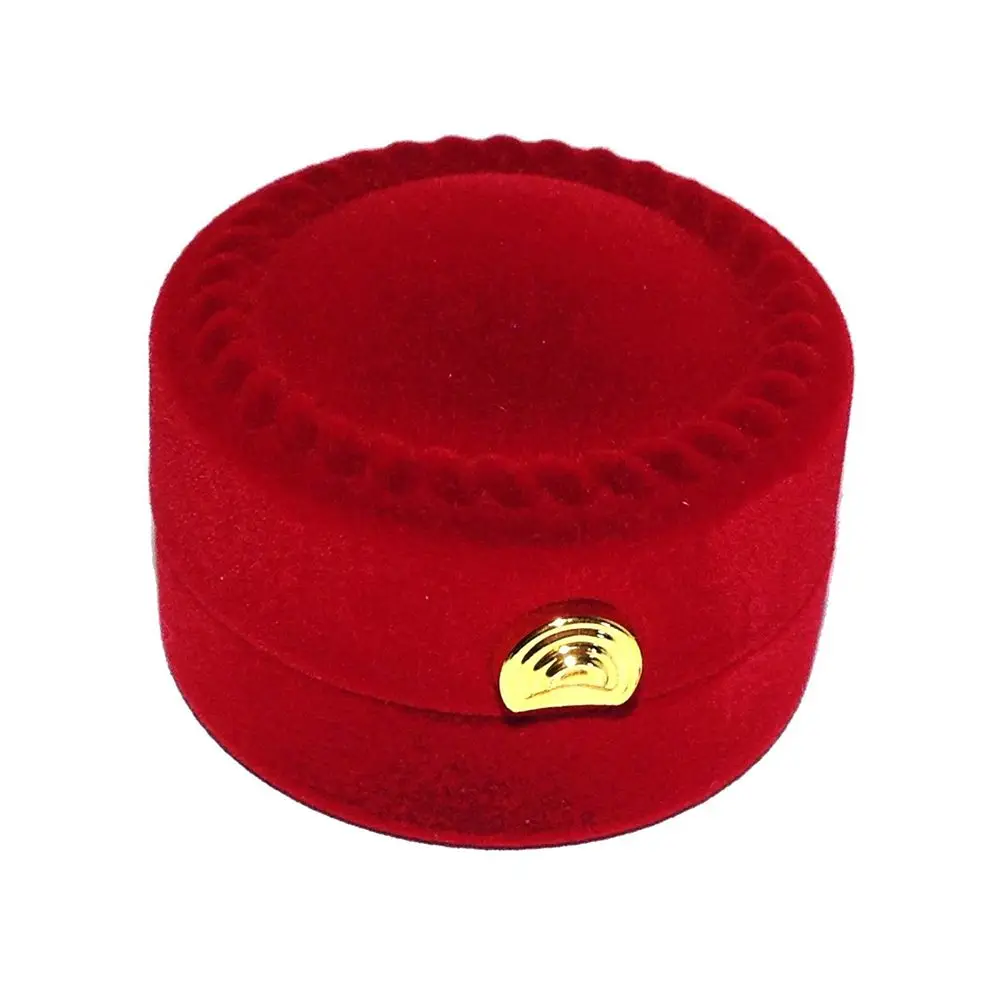 1pc Luxury Engagement Jewelry Ring Earrings Pearl Necklace Display Box Fashion Red Cotton Blended Round Jewelry Carrying Cases
1pc Luxury Engagement Jewelry Ring Earrings Pearl Necklace Display Box Fashion Red Cotton Blended Round Jewelry Carrying Cases