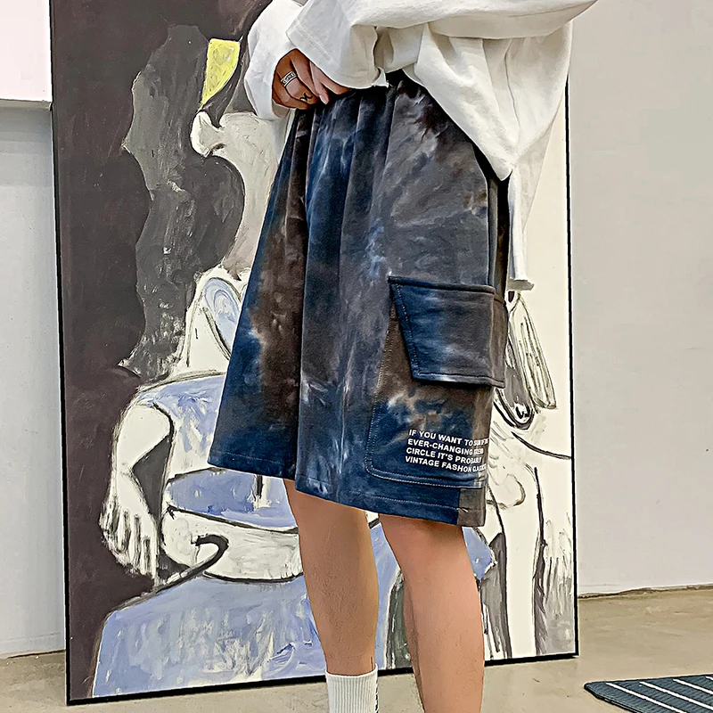 2019 Spring New Korean Version Of The Wild Tie Dyed Tooling Boys Casual Loose Five Points Trend Shorts Streetwear
2019 Spring New Korean Version Of The Wild Tie Dyed Tooling Boys Casual Loose Five Points Trend Shorts Streetwear