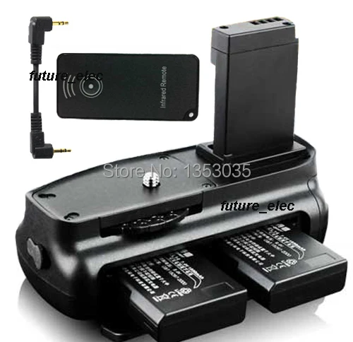 

Battery Hand Grip Holder Pack Vertical Shutter For Canon EOS 100D Rebel SL1 Digital SLR Camera + IR Remote Control + 2 x LP-E12