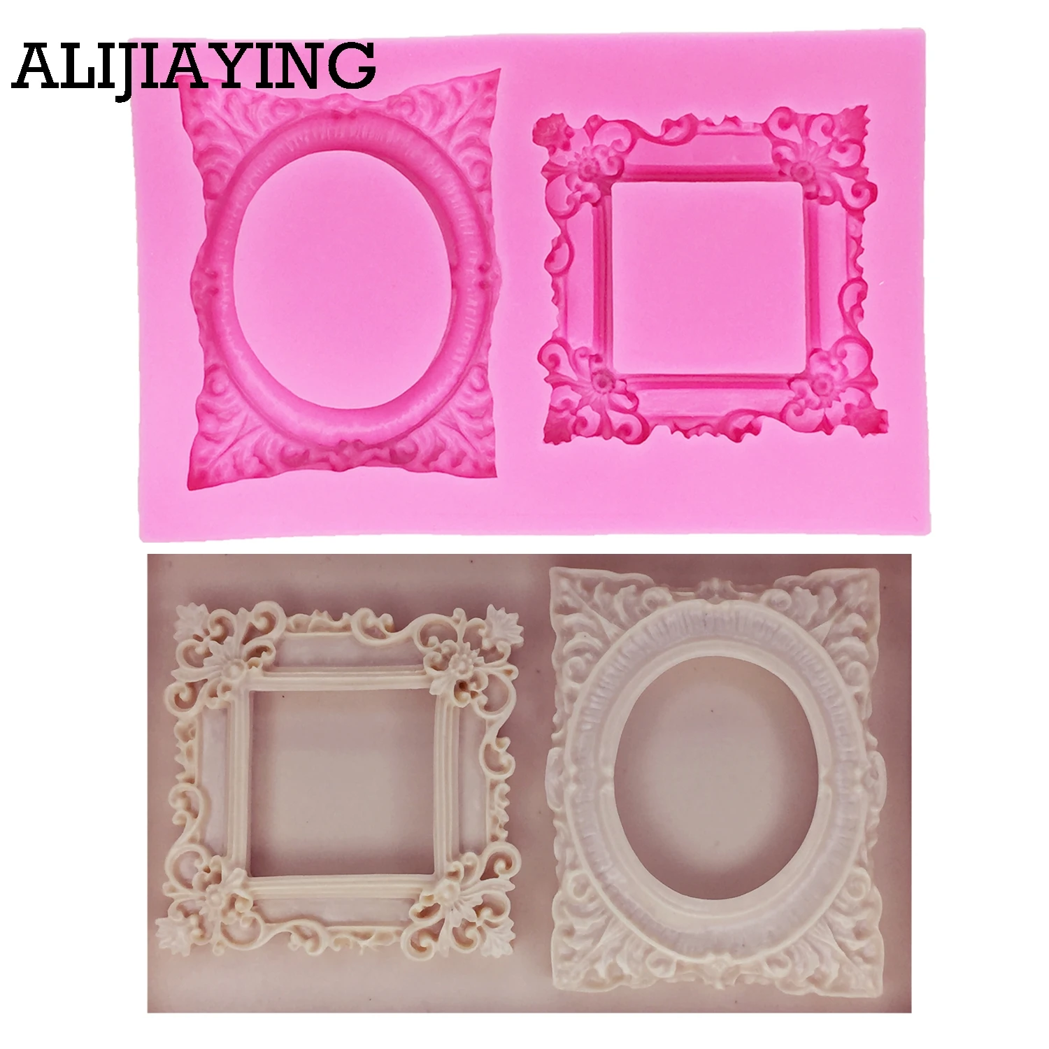 M1189 Fondant Cake Decorating Tools Frame Cupcake Chocolate Wedding Cake Border Silicone Molds Kitchen Baking Moulds
M1189 Fondant Cake Decorating Tools Frame Cupcake Chocolate Wedding Cake Border Silicone Molds Kitchen Baking Moulds