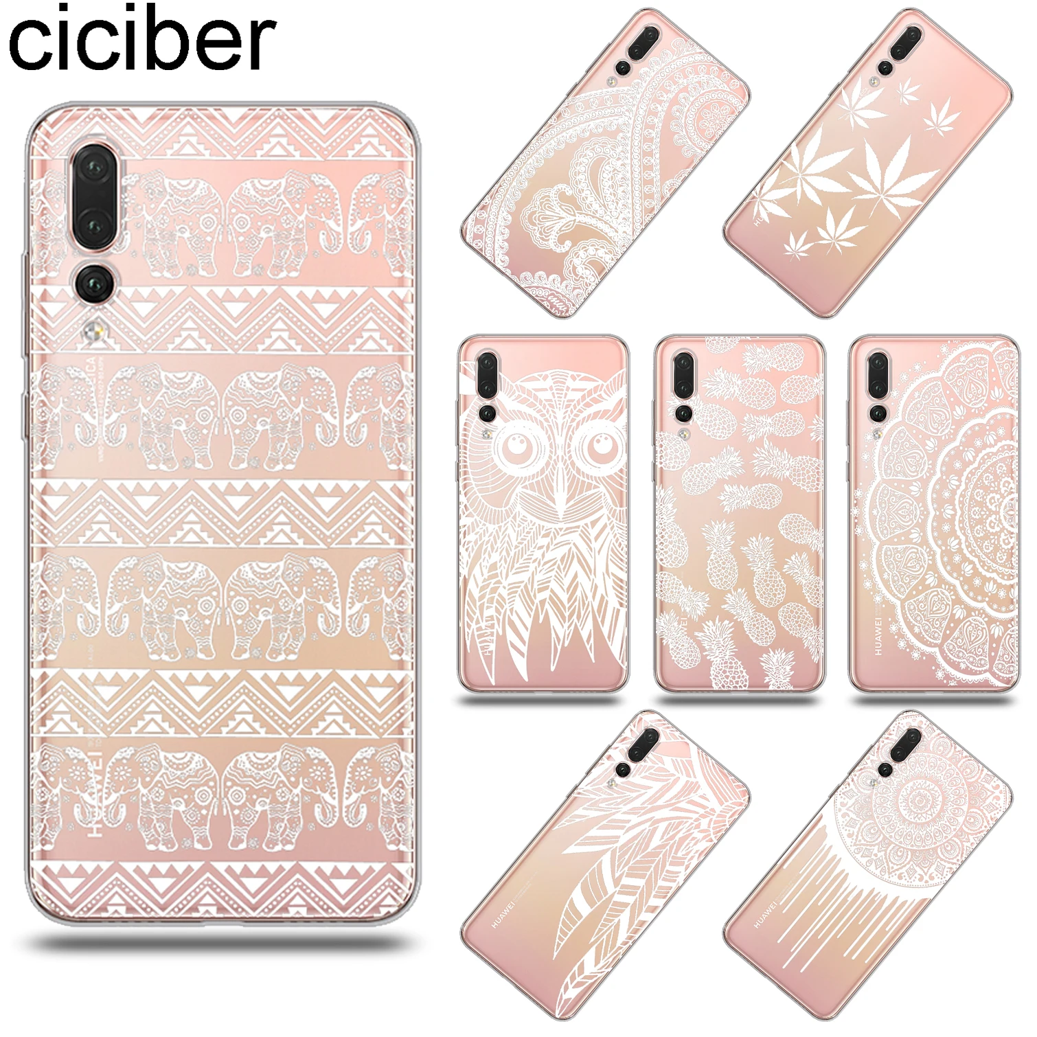 ciciber White Ink Totem Cover for Huawei P30 P20 Pro Lite Soft TPU Phone Cases for P10 P9 P8 Plus Lite mini P Smart 2019 2017
ciciber White Ink Totem Cover for Huawei P30 P20 Pro Lite Soft TPU Phone Cases for P10 P9 P8 Plus Lite mini P Smart 2019 2017
