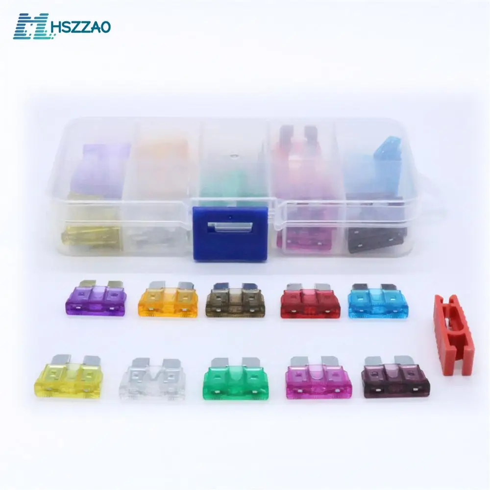 50 Pcs Mix Assorted Car Motorcycle Truck Blade Fuse Set Kit 3A 5A 10A 15A 20A 25A 30A 35A 40A Auto Accessories
50 Pcs Mix Assorted Car Motorcycle Truck Blade Fuse Set Kit 3A 5A 10A 15A 20A 25A 30A 35A 40A Auto Accessories