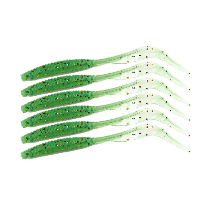 6pcs/lot 2.5g curly tail Fishing Lure Soft Worm Shrimp artificial Wobbler Jig silicone bait rubber Fish crankbait fishing tackle
6pcs/lot 2.5g curly tail Fishing Lure Soft Worm Shrimp artificial Wobbler Jig silicone bait rubber Fish crankbait fishing tackle