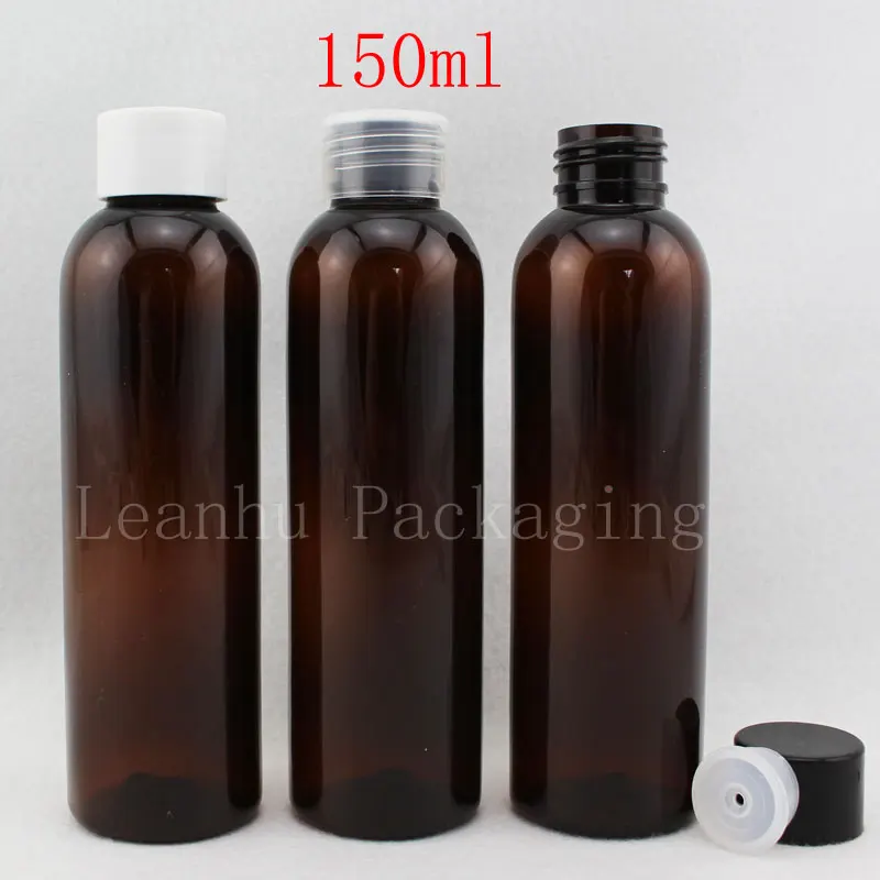 150ml X 40pc empty plastic PET bottle brown with dispensing cap for cosmetic packaging, amber lotion containers with screw lid
150ml X 40pc empty plastic PET bottle brown with dispensing cap for cosmetic packaging, amber lotion containers with screw lid