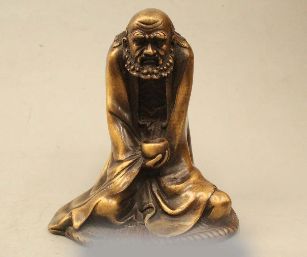 6" China Chinese Purple Bronze Arhat Seat Damo Bodhidharma Dharma Buddha Statue
6" China Chinese Purple Bronze Arhat Seat Damo Bodhidharma Dharma Buddha Statue