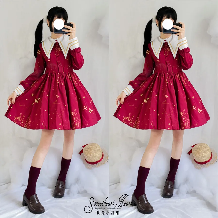 Tree&Sea Christmas Girls red Dress Women Lolita Ball Bown red dress JSK Tea Party Maid costumes
Tree&Sea Christmas Girls red Dress Women Lolita Ball Bown red dress JSK Tea Party Maid costumes