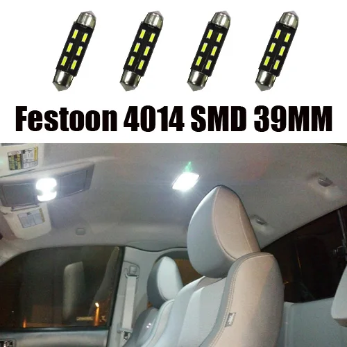 5pcs/lot dome festoon Light 39mm 4014 DC12v 6SMD led foot lights lamp Trunk bulb glove box light double tip auto refit parts
5pcs/lot dome festoon Light 39mm 4014 DC12v 6SMD led foot lights lamp Trunk bulb glove box light double tip auto refit parts